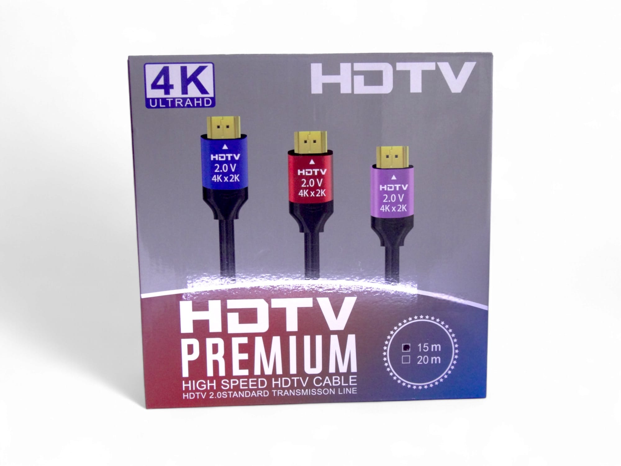 Cable HDMI 15 mts 4k uhd 2.0 calidad premium seisa - Image 2