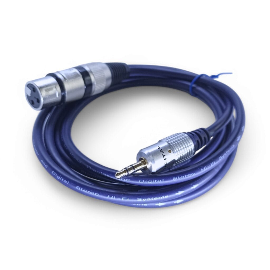 Cable Plug 3,5 A Xlr Canon Hembra De 1.8 Metros Digital