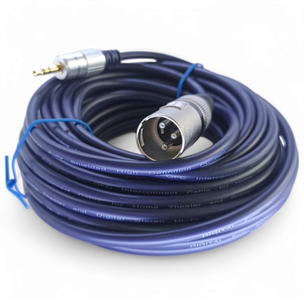 Cable Plug 3,5 A Xlr Canon Macho De 10 Metros Digital