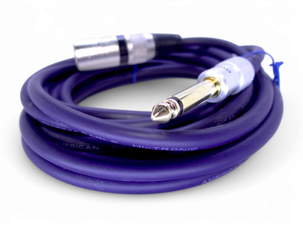Cable Plug De 1/4 Mono A Xlr Canon Macho 3.6 Metros