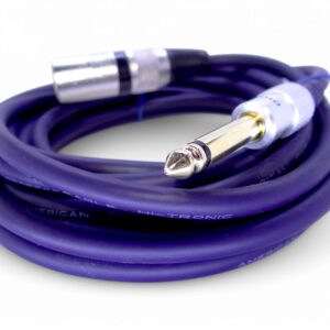 Cable Plug De 1/4 Mono A Xlr Canon Macho 3.6 Metros