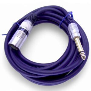 Cable Plug De 1/4 Mono A Xlr Canon Macho 3.6 Metros - Image 4