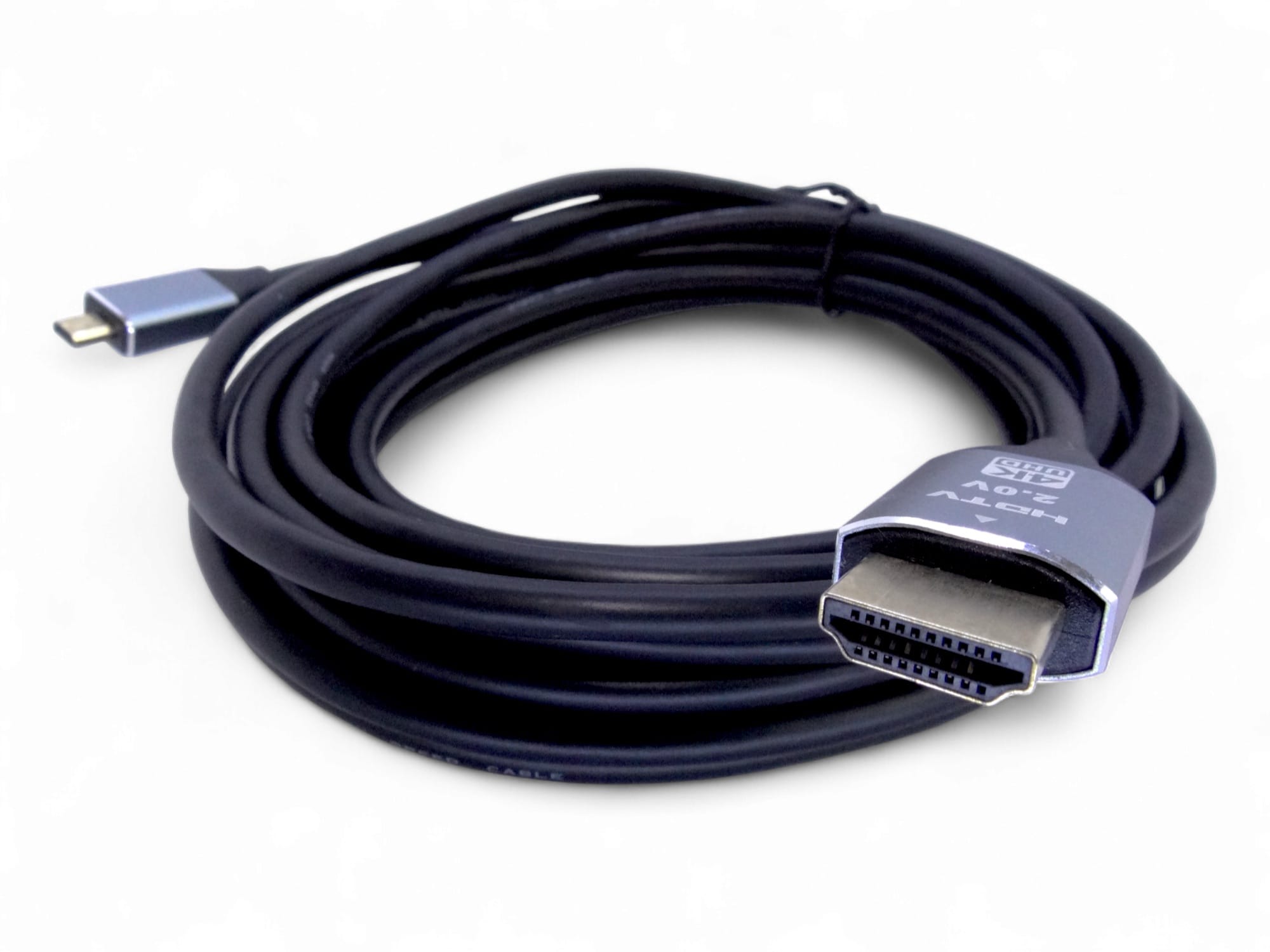 Cable convertidor Micro Hdmi a Hdmi V2.0 de 5 mts 4k