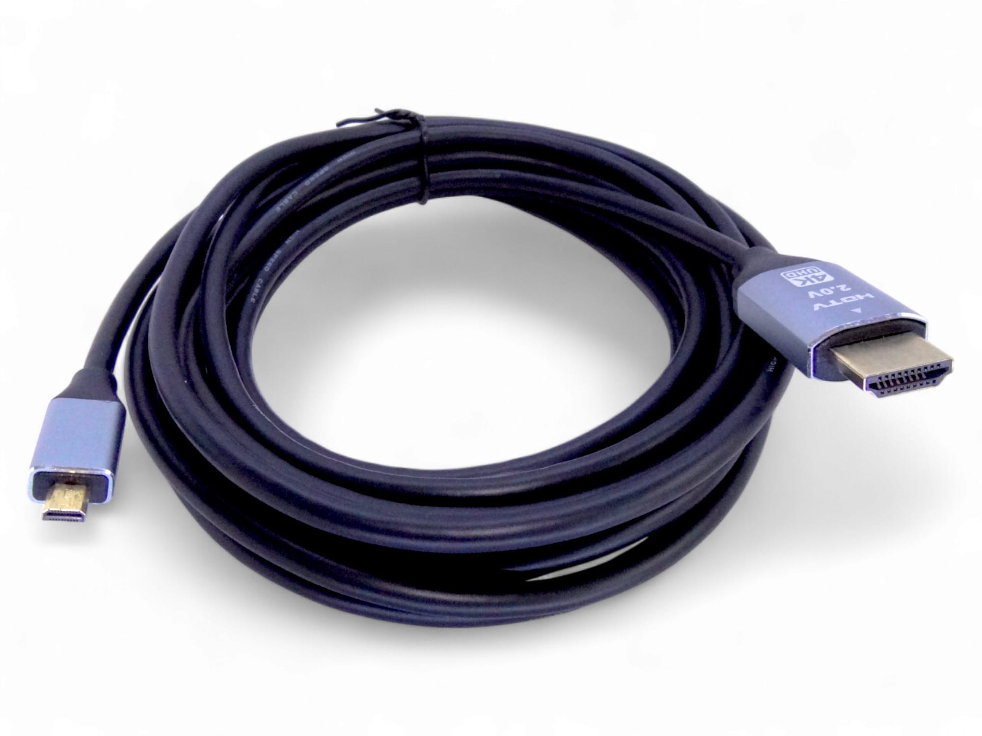 Cable convertidor Micro Hdmi a Hdmi V2.0 de 5 mts 4k - Image 4