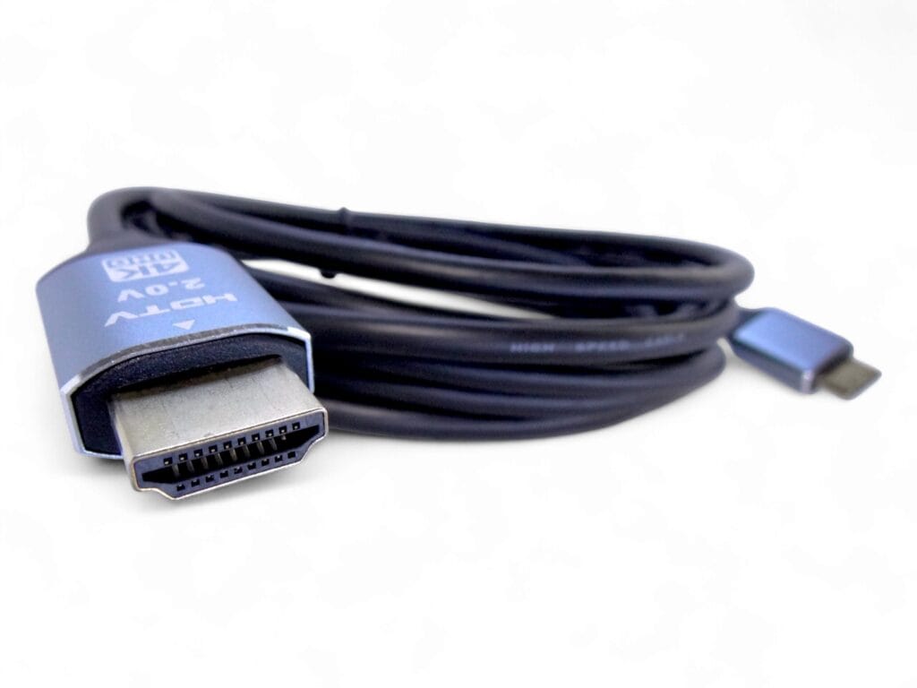 Cable convertidor mini HDMI a HDMI de 3mts 4k v2.0