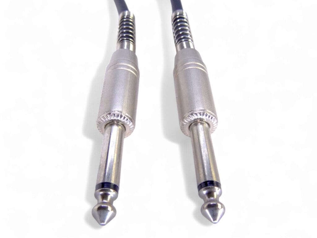 Cable de linea, guitarra plug 1/4 mono 1 metro roxtone - Image 3