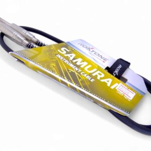 Cable de linea, guitarra plug 1/4 mono 1 metro roxtone