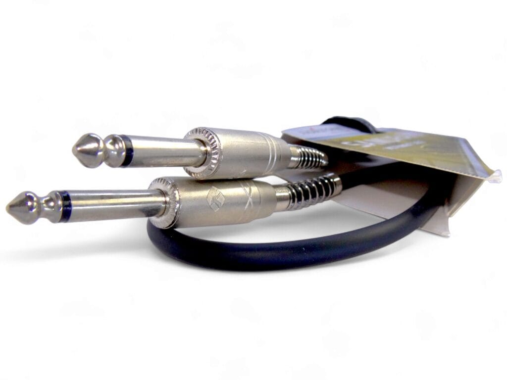 Cable de linea, guitarra plug 1/4 mono 1 metro roxtone - Image 2