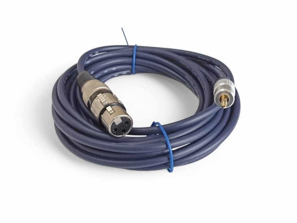 Cable plug 3.5 a xlr canon macho de 5.5 mts digital
