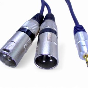 Cable plug 3.5 auxiliar a 2 xlr canon macho 1.8 mts - Image 4