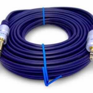 Cable plug 3,5 estereo a plug 1/4 estereo trs 5,5 mts