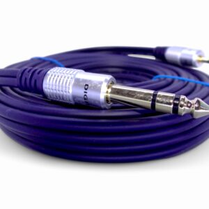 Cable plug 3,5 estereo a plug 1/4 estereo trs 5,5 mts - Image 3