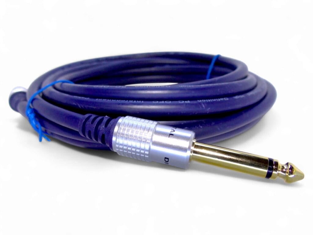 Cable plug 3.5 estereo a plug 1/4 mono ts 3.6 mts