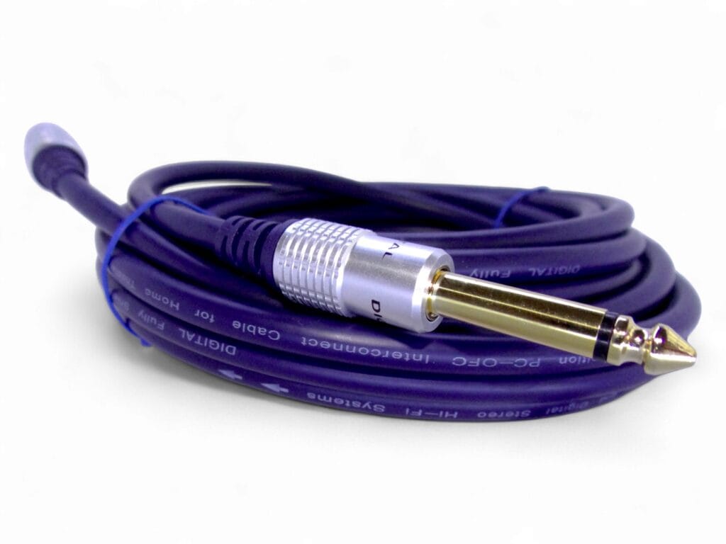 Cale plug 3.5 estereo a plug 1/4 mono ts 5.5 mts