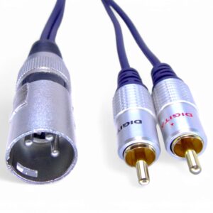 Cable xlr Canon Macho a 2 RCA Macho 3.6mts - Image 3