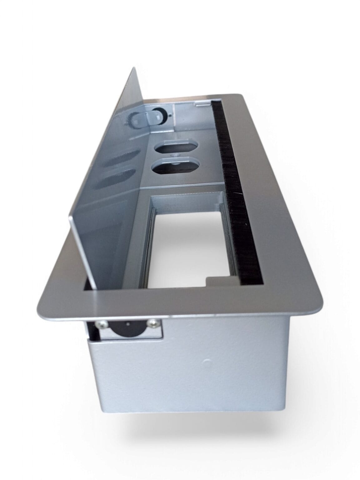 Caja De Conexiones - Grommet Para 4 Modulos Doble