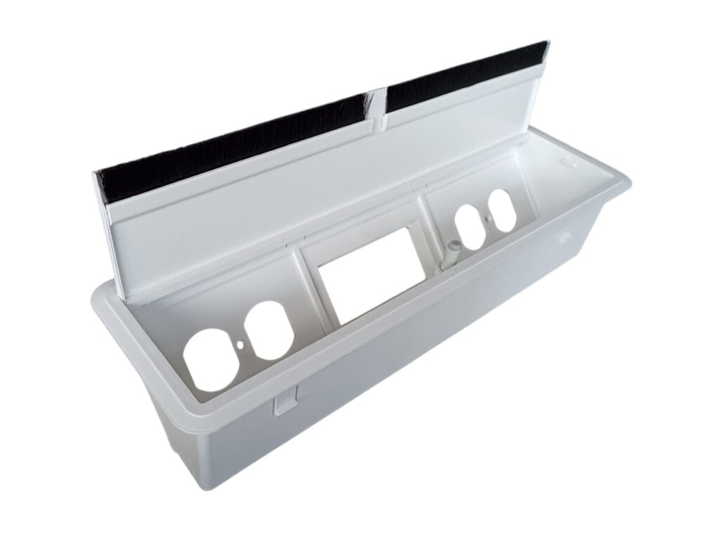 Caja De Conexiones - Grommet Para 6 Modulos
