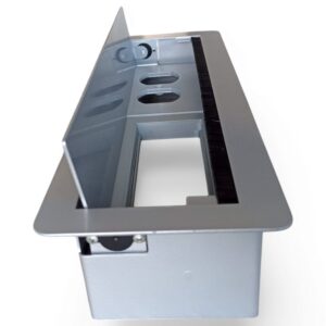 Caja de conexiones - grommet metalico para 6 modulos