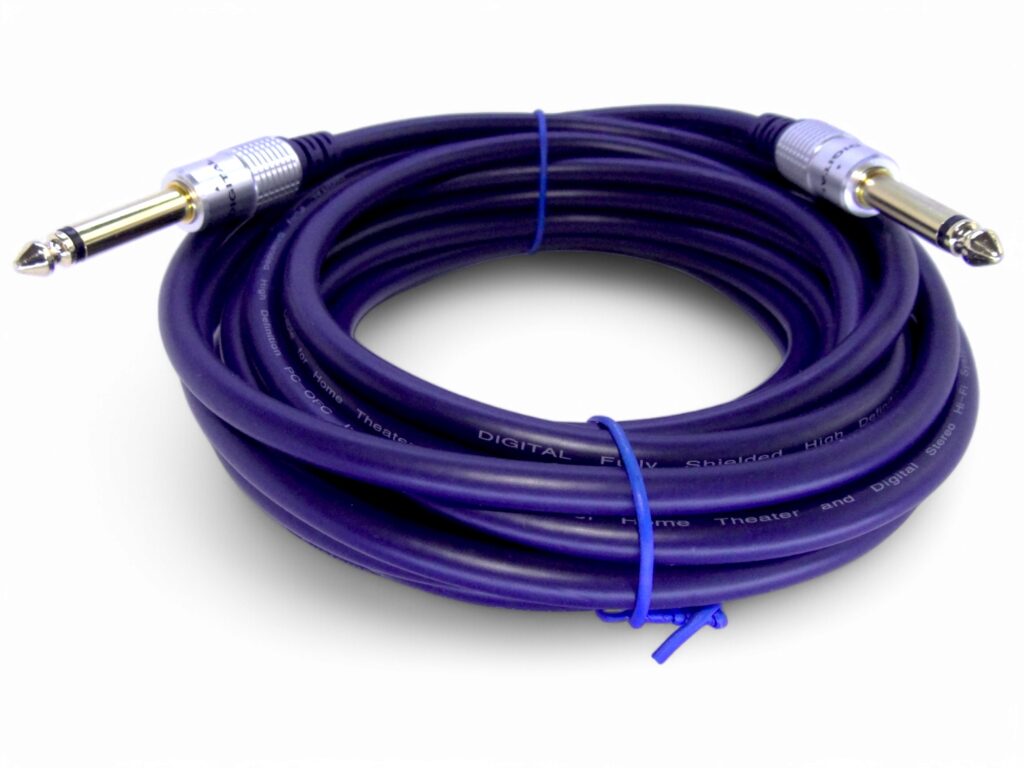 Cable Para Guitarra, Bajo, Teclado Etc Plug 1/4 Mono 5.5 Mts - Image 2
