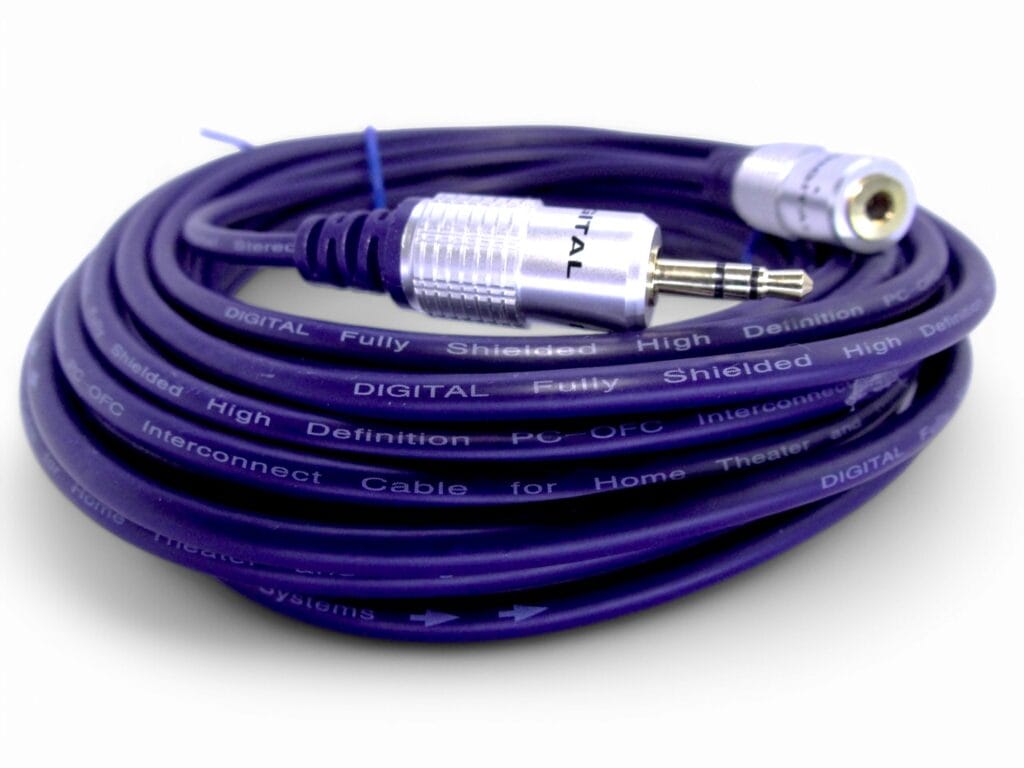Extensión Para Audífonos 3.5 Macho - Hembra 7.5 Mts Digital