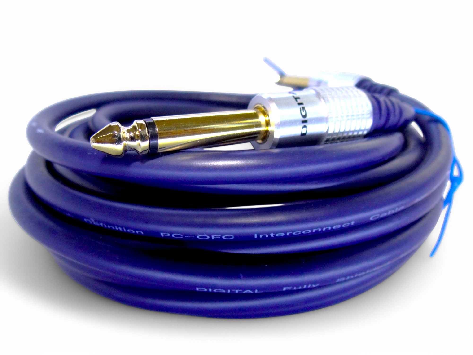 Extensión mono 6.3mm macho - macho digital 7.5mts