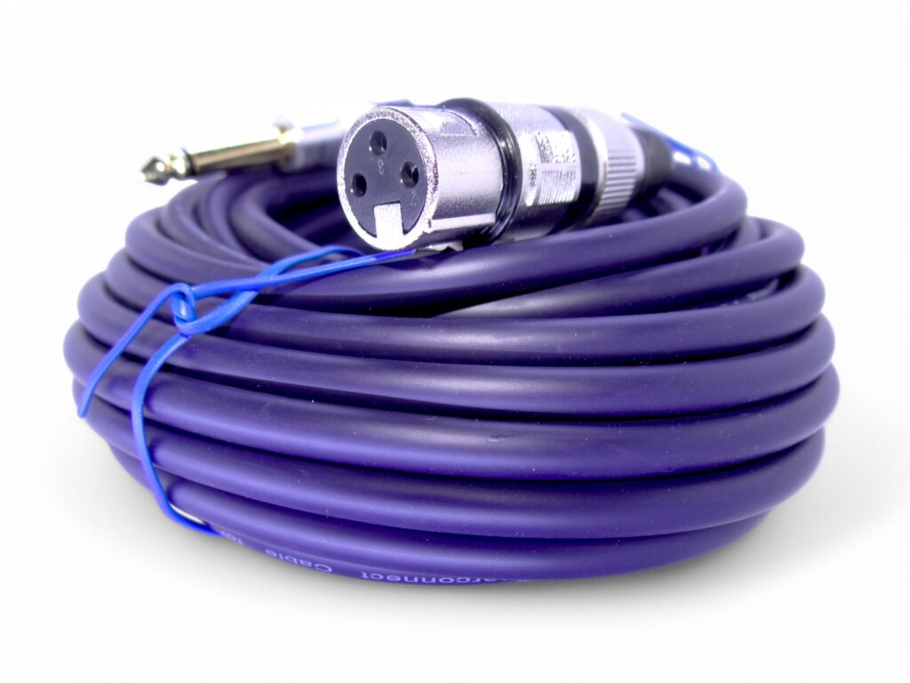 Cable Plug De 1/4 Mono A Xlr Canon Hembra 7.5 Metros