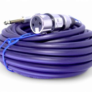 Cable Plug De 1/4 Mono A Xlr Canon Hembra 7.5 Metros