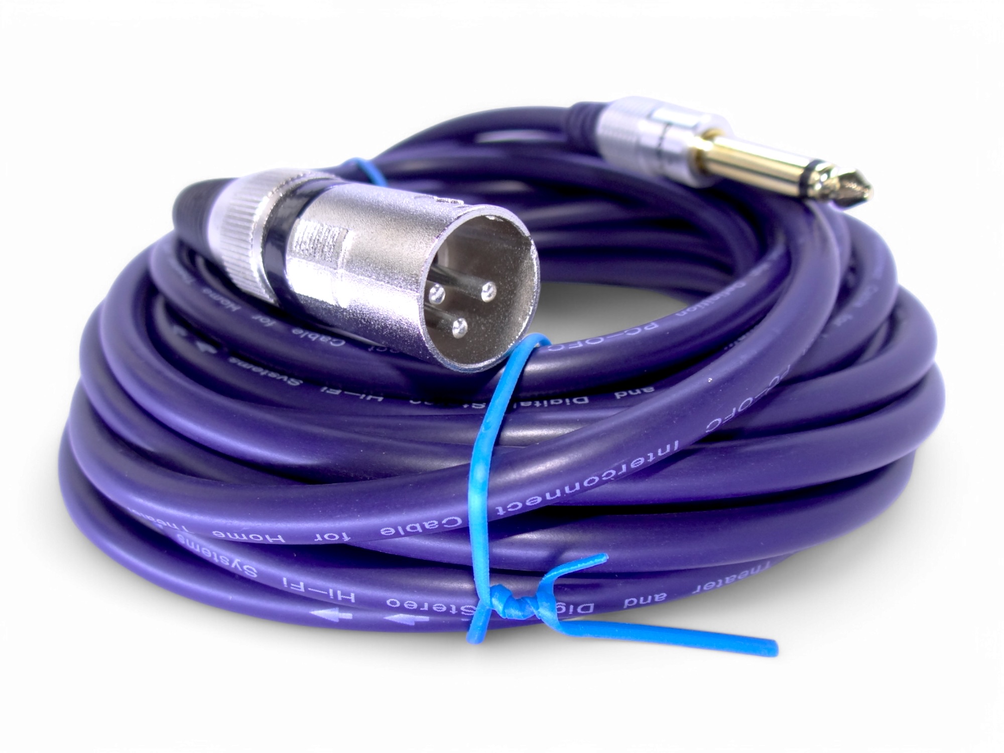 Extensión xlr macho-macho mono 1/4 digital 5,5mt - Image 2