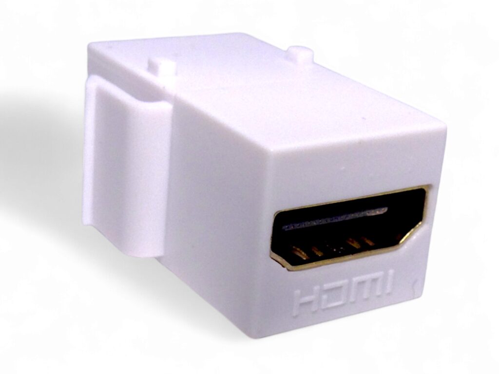 Keyston HDMI 1080 - 4K modulo recto para faceplate