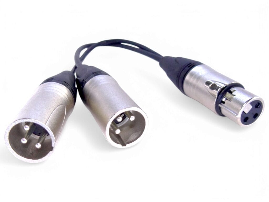 Ye 1 jack xlr a 2 plug xlr Pro Audio
