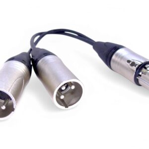 Ye 1 jack xlr a 2 plug xlr Pro Audio