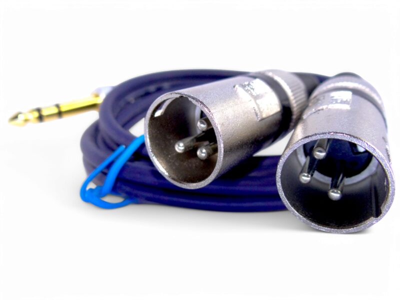 Cable Plug 1/4 Trs Esteréo A 2 Xlr Canon Macho 1.8 Mts - Image 2
