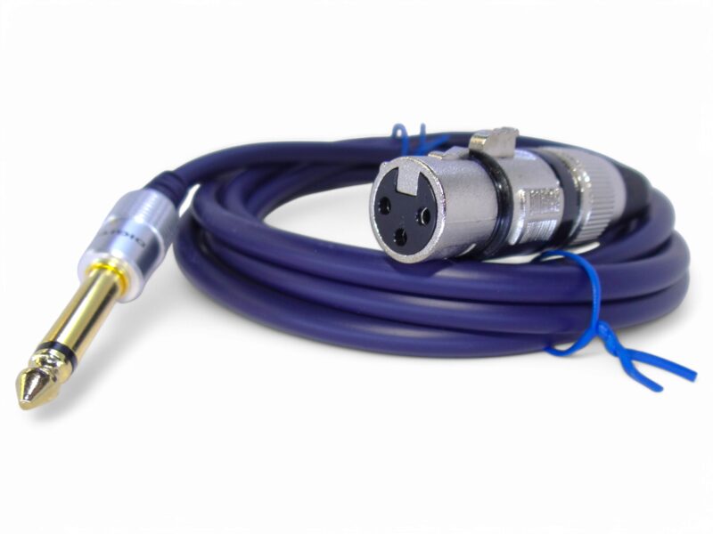 Cable Plug De 1/4 Mono A Xlr Canon Macho 1.8mts