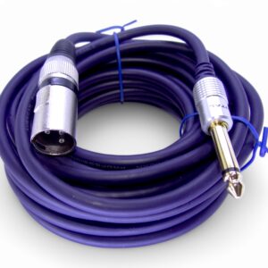 Cable Plug De 1/4 Mono A Xlr Canon Macho 7.5 Mts