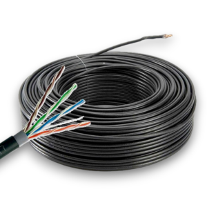Cable Utp Cat 6 Rollo De 100 Mts Exterior Aleación Cctv Red