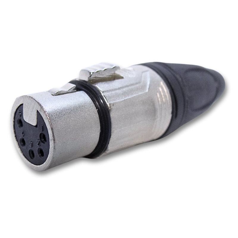 Conector De 5 Pines Hembra Metalico Roxtone Rx5f - Image 3