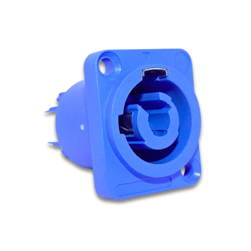 Conector Powercon Hembra Azul Tipo A American Sound - Image 2