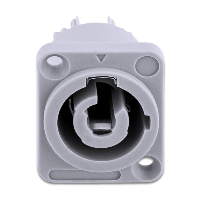 Conector Powercon Hembra Gris Tipo B American Sound