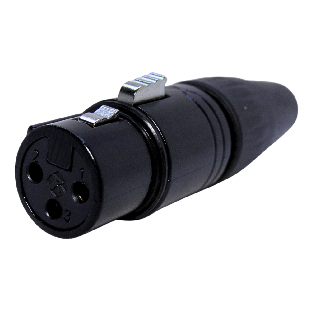 Conector Xlr Hembra Canon Aereo Roxtone Rx3mp - Bg - Image 3