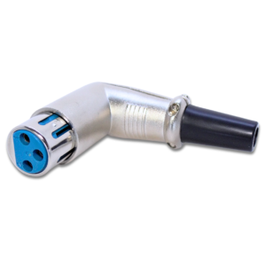 Conector Xlr Hembra En Angulo Codo Canon Aereo - Image 3