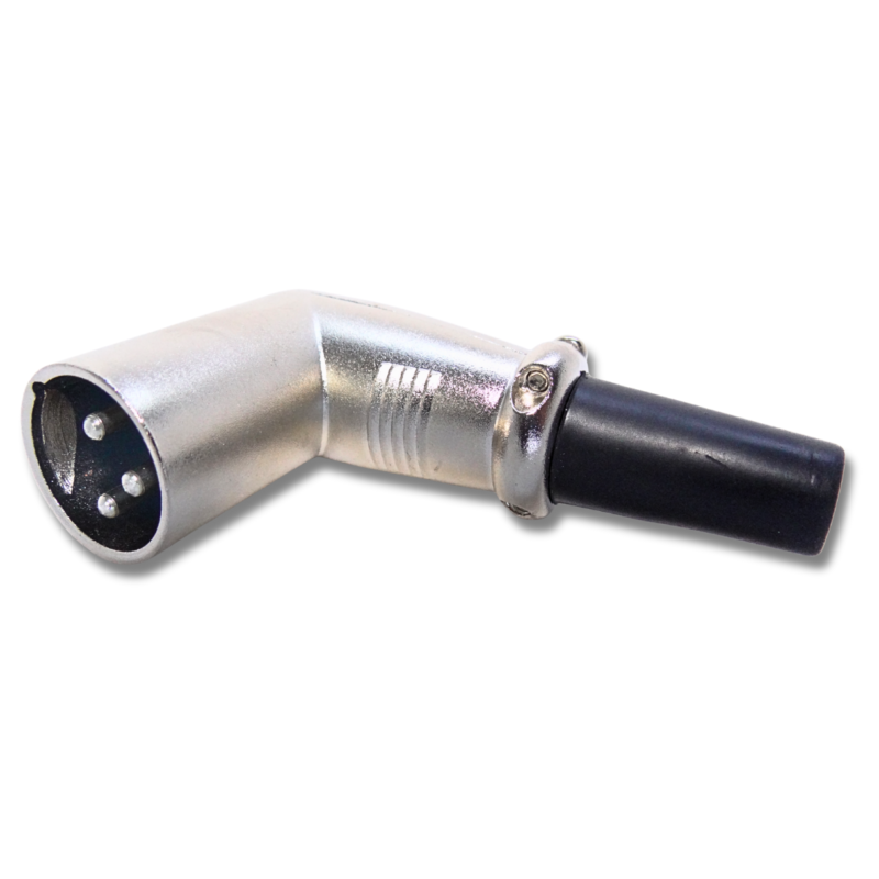 Conector Xlr Macho En Angulo Codo Canon Aereo - Image 3