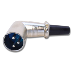 Conector Xlr Macho En Angulo Codo Canon Aereo