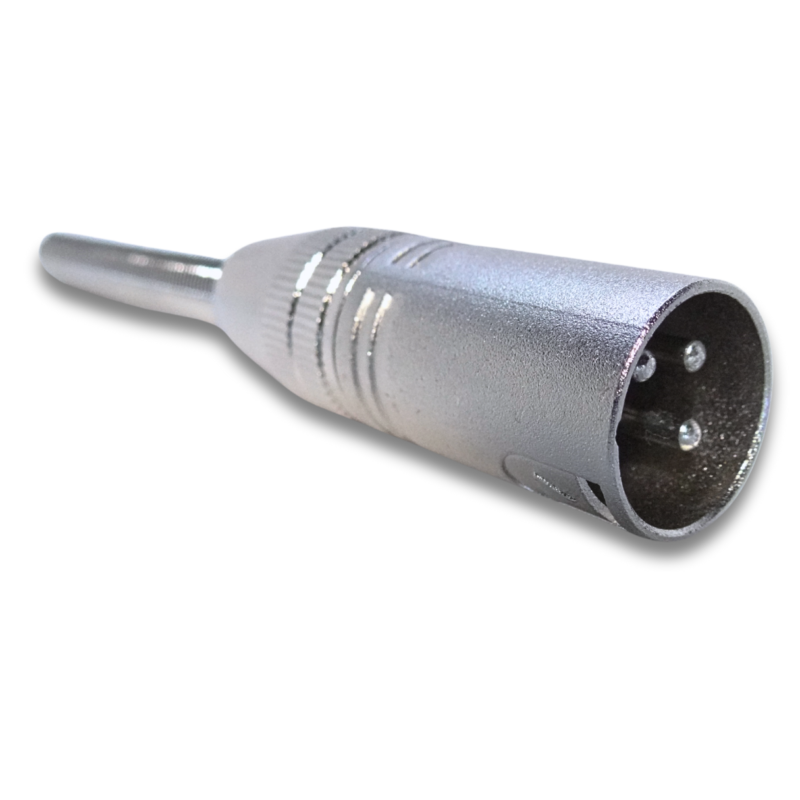 Conector Xlr Plug Canon Macho Resortado