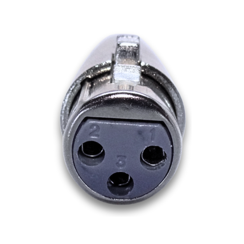 Convertidor De Plug 1/4 Monofonico A Canon Xlr Hembra