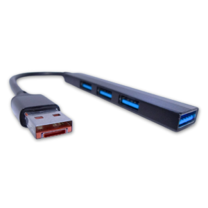 Hub Usb 4 En 1 3.0 5gb + Adaptador Tipo C Plegable Pc