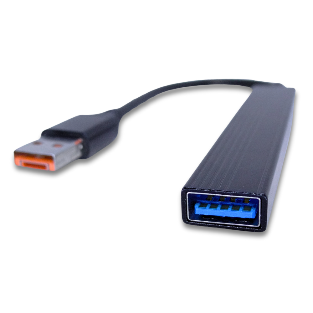 Hub Usb 4 En 1 3.0 5gb + Adaptador Tipo C Plegable Pc - Image 4