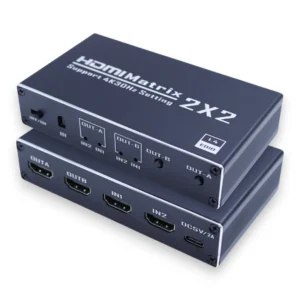 Matriz Hdmi 2x2 4k 3d Splitter 30hz Techman