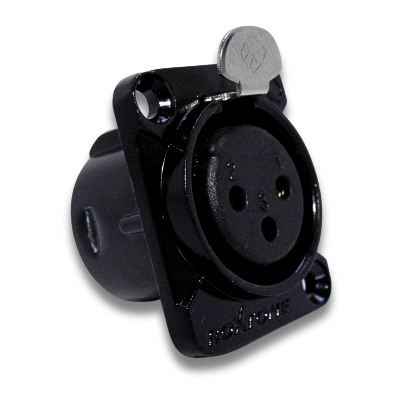 Modulo Adaptador Xlr Hembra Para Chasis Roxtone Rx3fd-bg