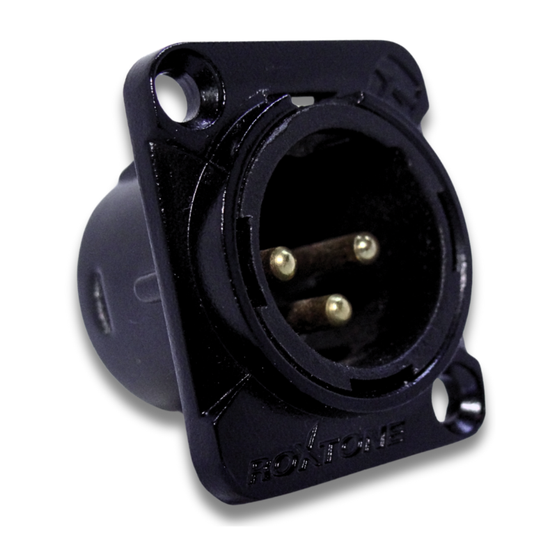 Modulo Adaptador Xlr Macho Para Chasis Roxtone Rx3md