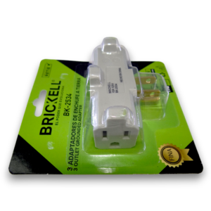 Tee Electrica De 3 Salidas Con Polo Tierra Brickell Bk-2534 - Image 3